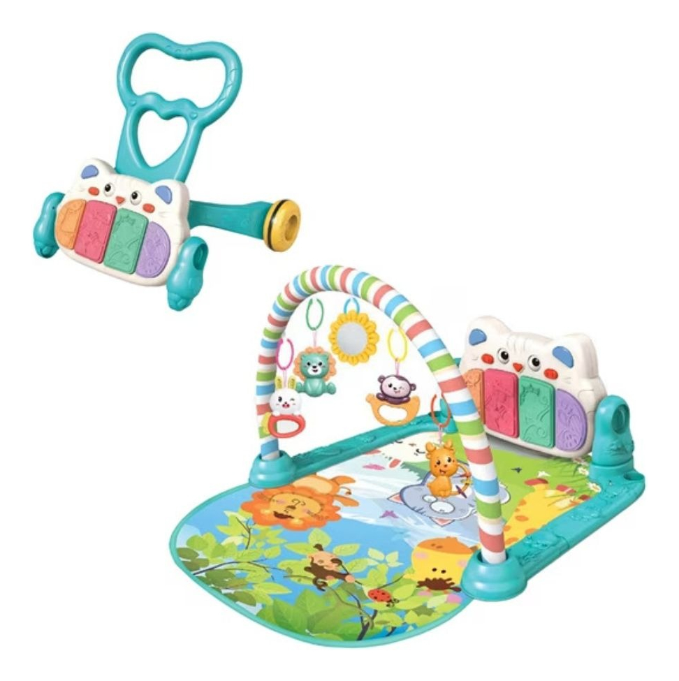 GIMNASIO PIANO MUSICAL 2 EN 1 CAMINADOR PARA BEBE LAU - 6