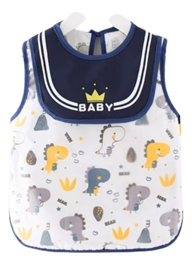 SET 3 BABEROS IMPERMEABLES SIN MANGAS BEBE RECOLECTOR LAU - 1