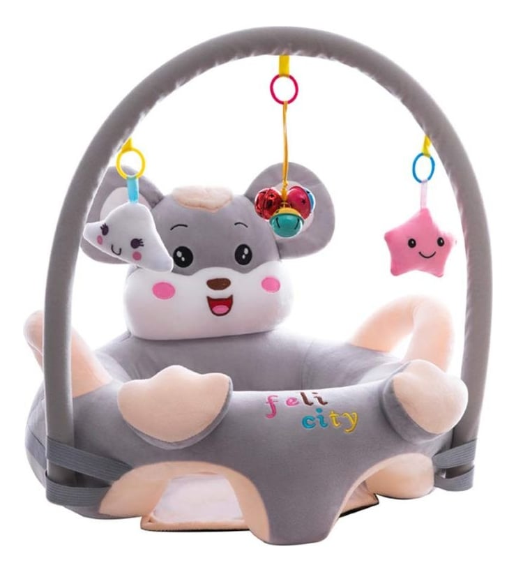 SILLA DE APOYO APRENDIZAJE FELPA SUAVE ERGONOMICO BEBES LAU - 1
