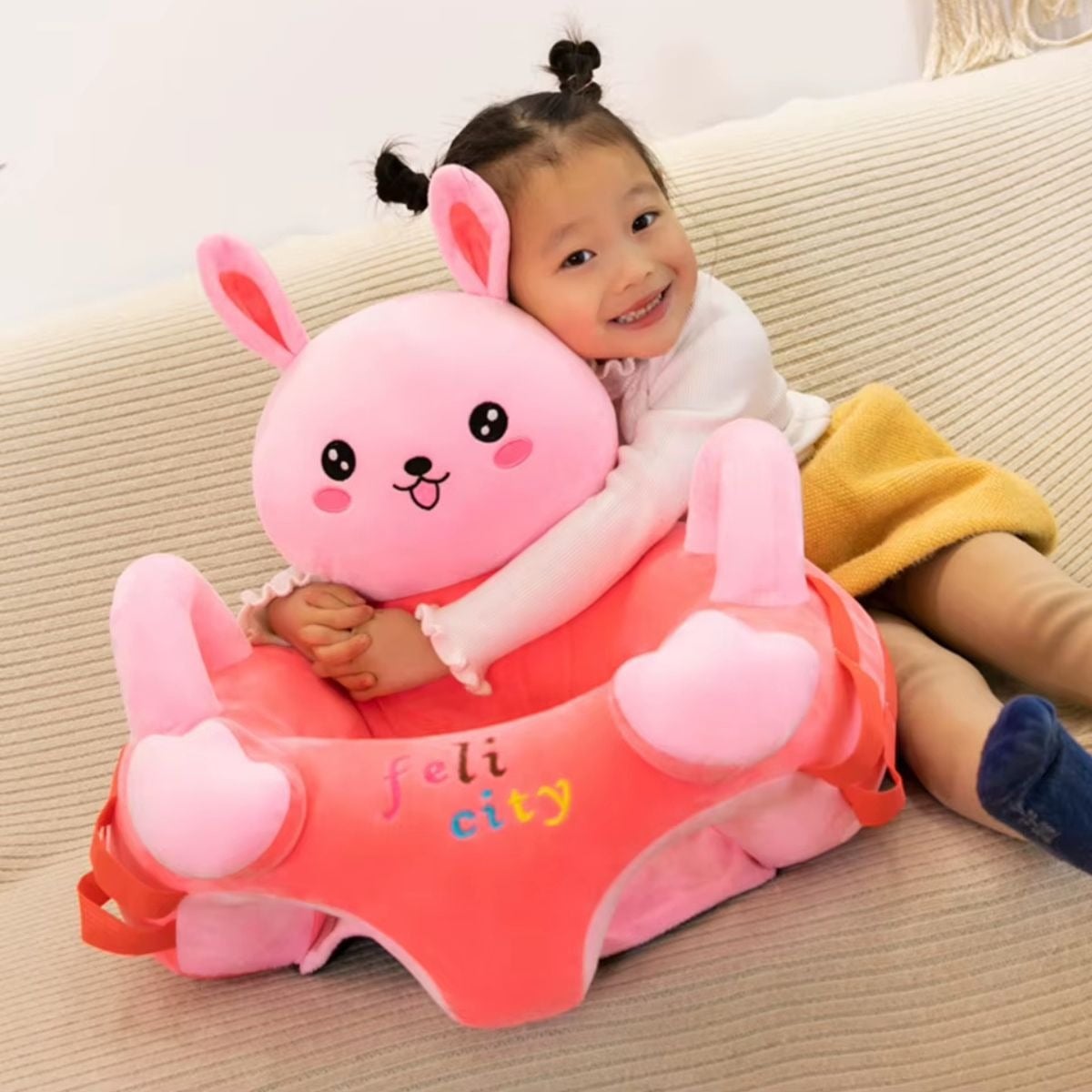SILLA DE APOYO APRENDIZAJE FELPA SUAVE ERGONOMICO BEBES LAU - 6