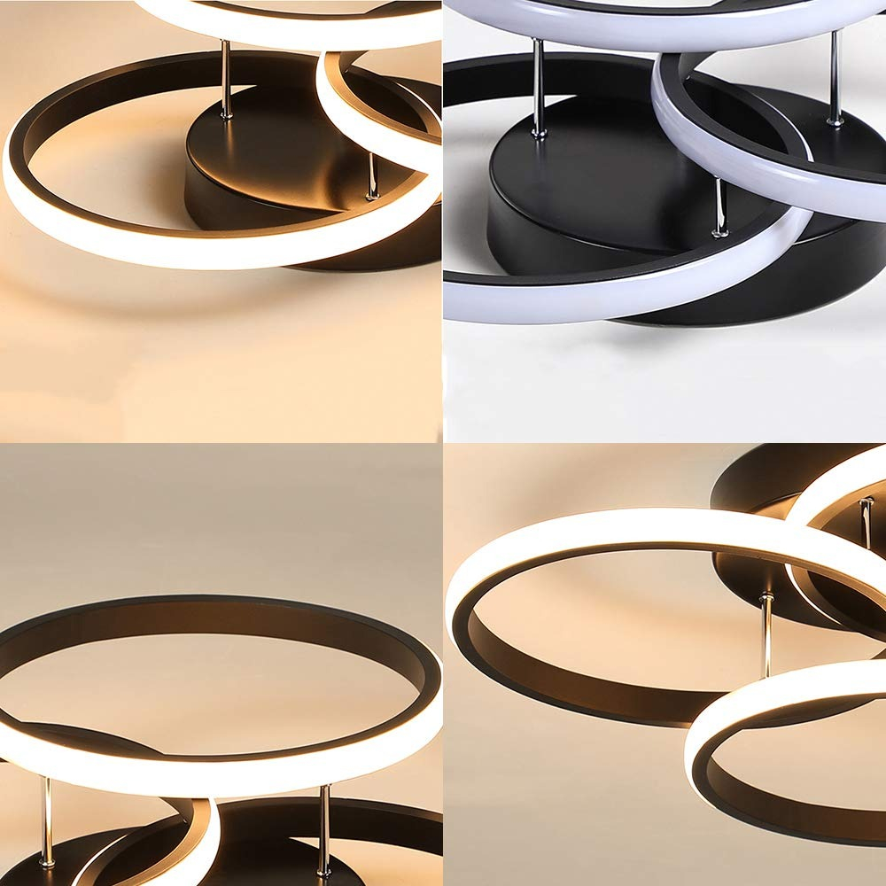 LAMPARA TECHO LED MODERNA ESTUDIO COMEDOR COCINA LAU - 5
