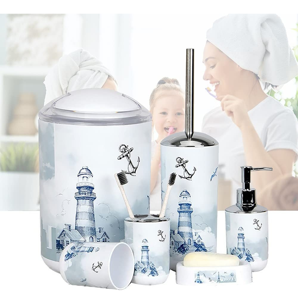 SET JUEGO BAÑO 6 PZAS DECORA BAÑO NIÑOS LAU - 2