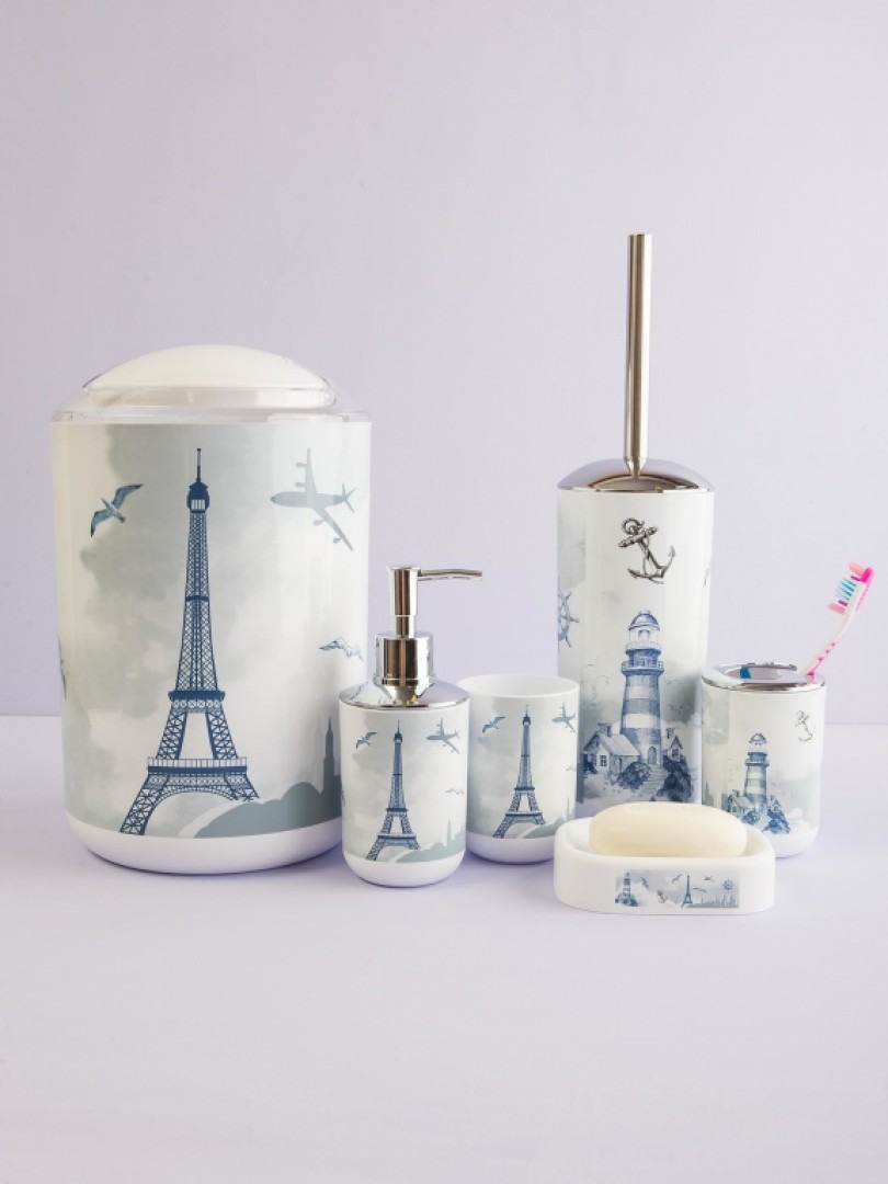 SET JUEGO BAÑO 6 PZAS DECORA BAÑO NIÑOS LAU - 6
