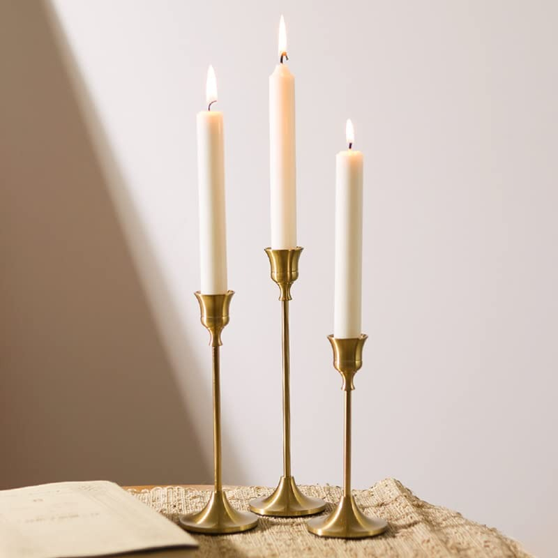 SET 7 PAQ DE 4 VELAS CONICAS NAVIDA ACCION GRACIAS LAU - 5