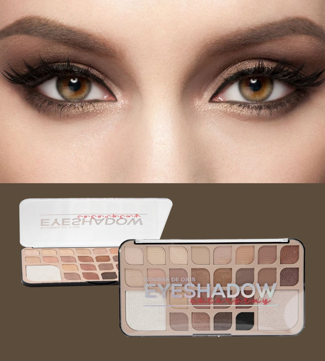 SOMBRA OJOS PALETA COBERTURA VIBRANTE SUAVE DURADERA JHN - 6