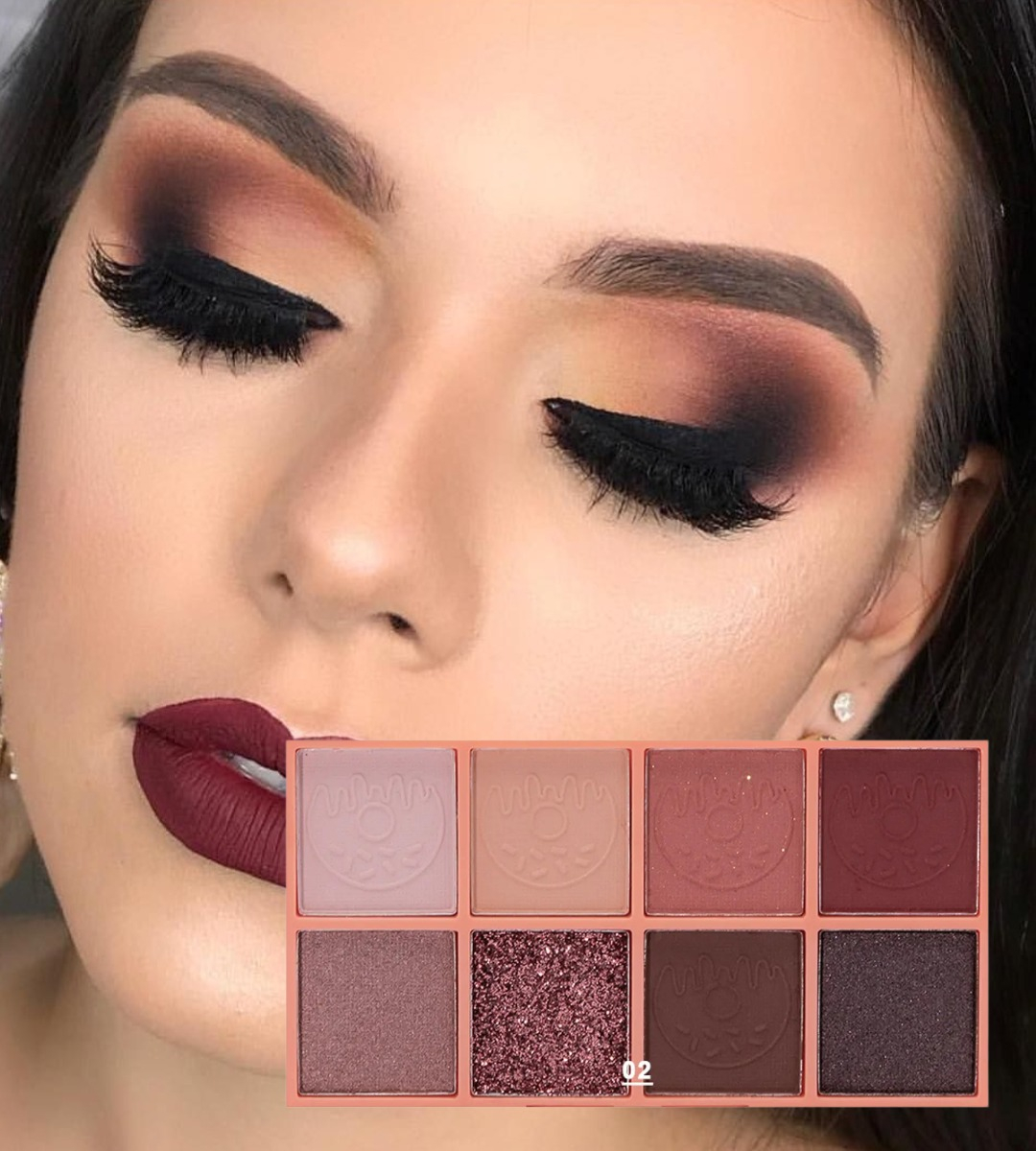 SET 3 SOMBRA OJOS PALETA VIBRANTE DURACIÓN PROLONGADA JHN - 3