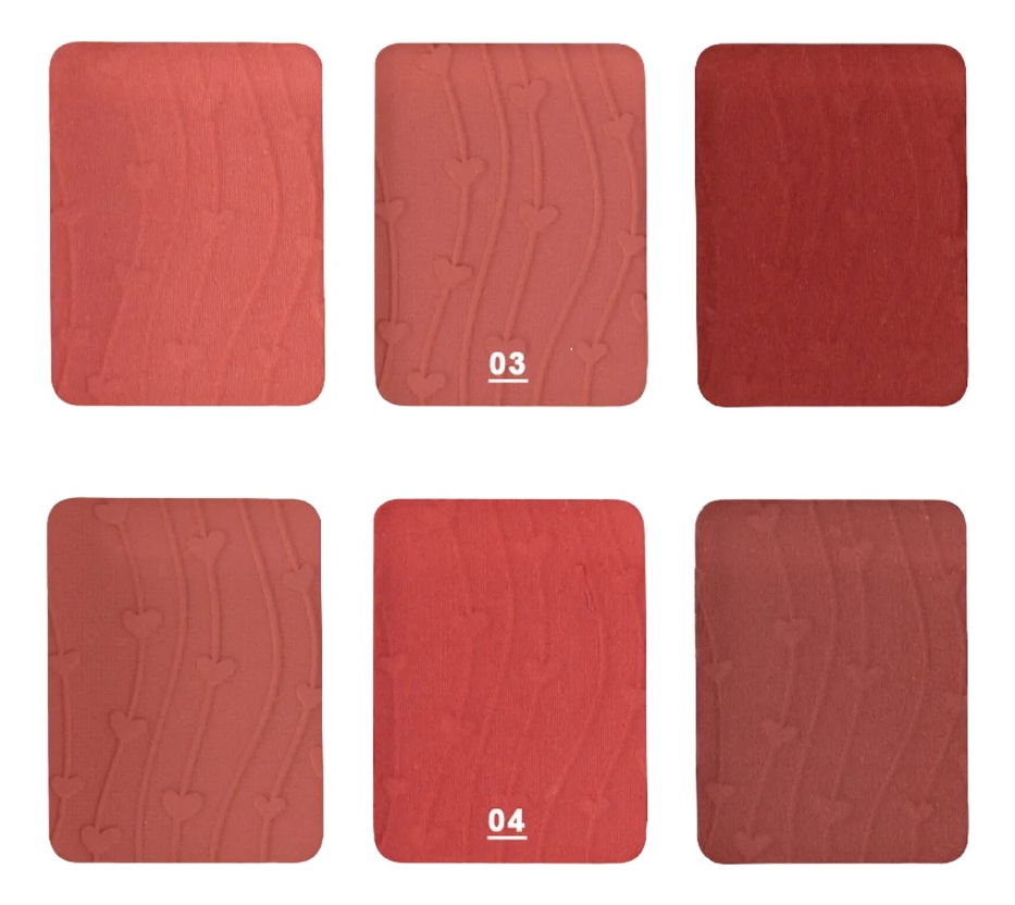 SET 3 RUBOR POLVO 3 COLORES FRESCO RADIANTE DURADERO JHN - 2