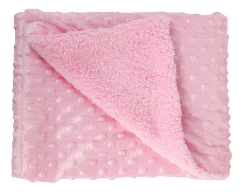 MANTA DE APEGO TERMICA FORRO POLAR CALIDA SUAVE BEBE LAU - 1