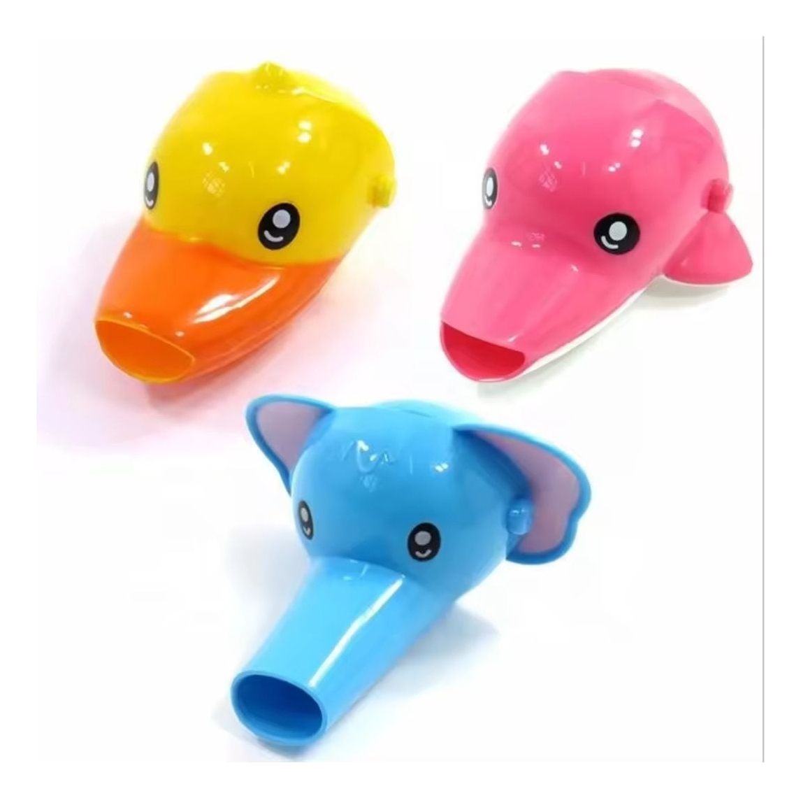 SET 5 EXTENSORES DE GRIFO PLASTICO LAVADO MANOS NIÑOS LAU - 3