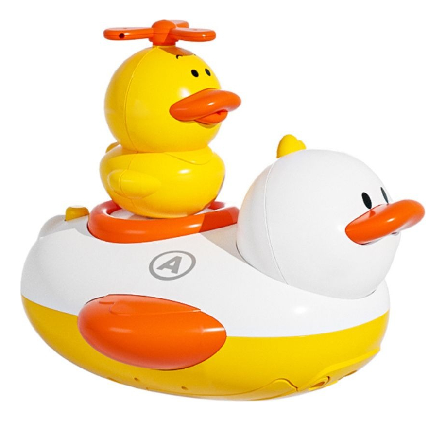 JUGUETE DE BAÑO PATOS AUTOMATICO ROCIADOR AGUA BEBE LAU - 1