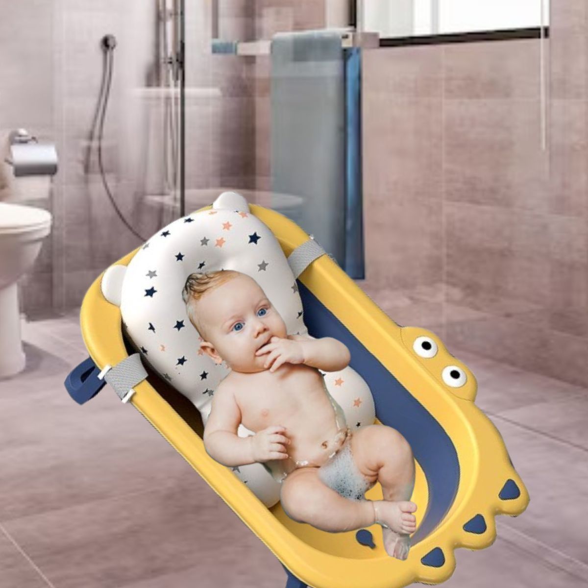 SET 2 ALMOHADILLA DE BAÑO FLOTANTE 0-6M ERGONOMICO BEBE LAU - 2