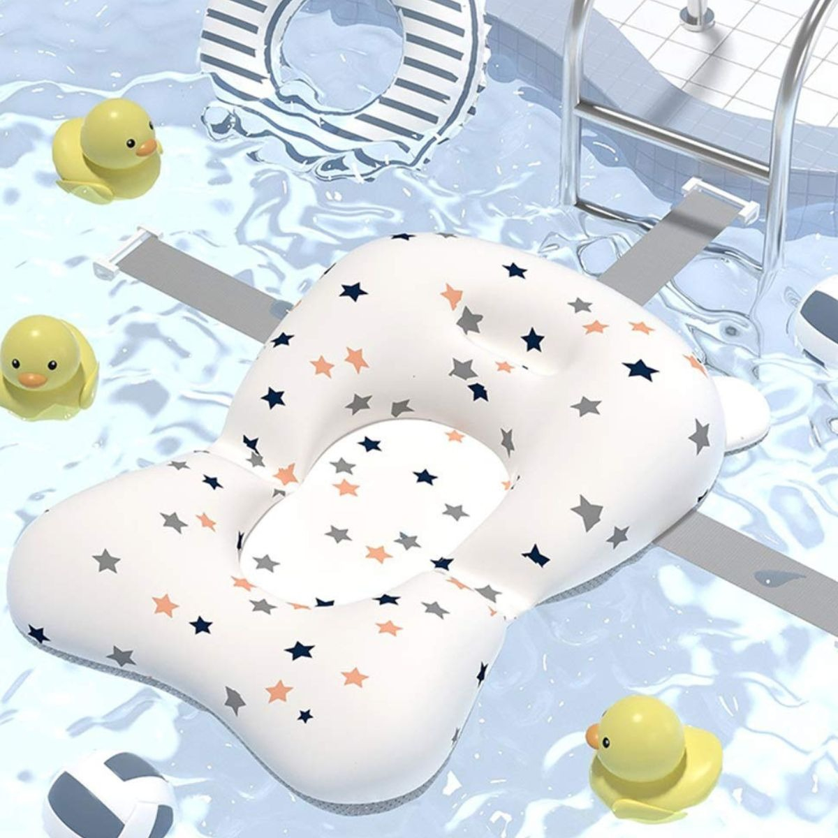 SET 2 ALMOHADILLA DE BAÑO FLOTANTE 0-6M ERGONOMICO BEBE LAU - 4