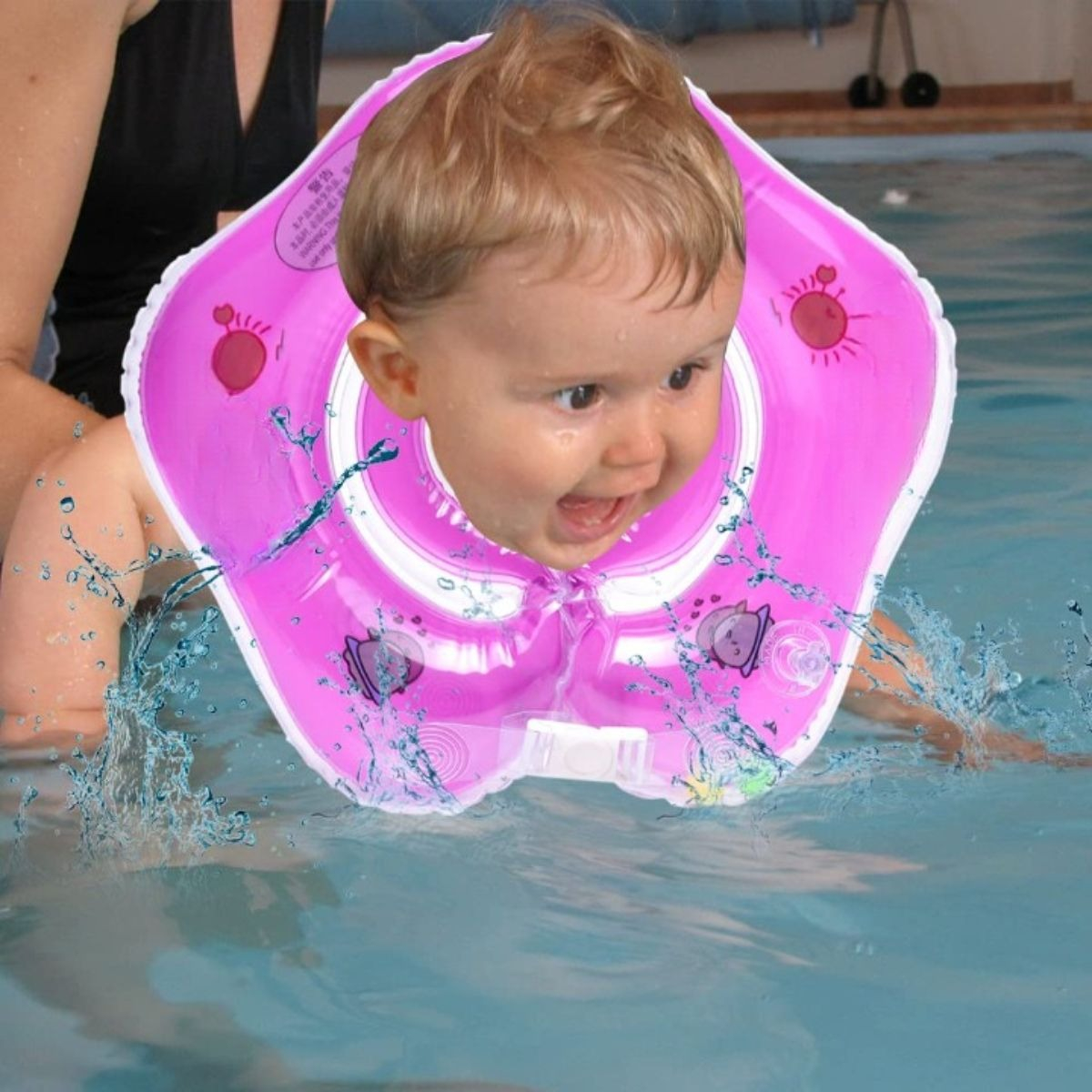 SET 2 FLOTADOR INFLABLE NATACION PARA CUELLO BEBE NIÑOS LAU - 3