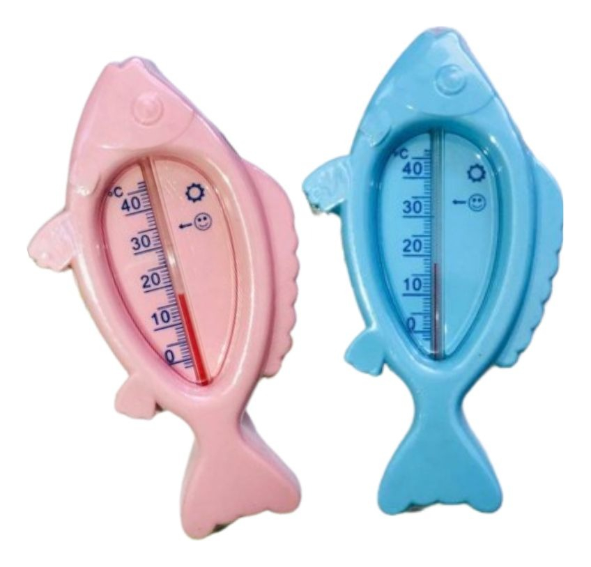 SET 7 TERMOMETRO DE BAÑO AGUA FORMA PEZ TEMPERATURA BEBE LAU - 3