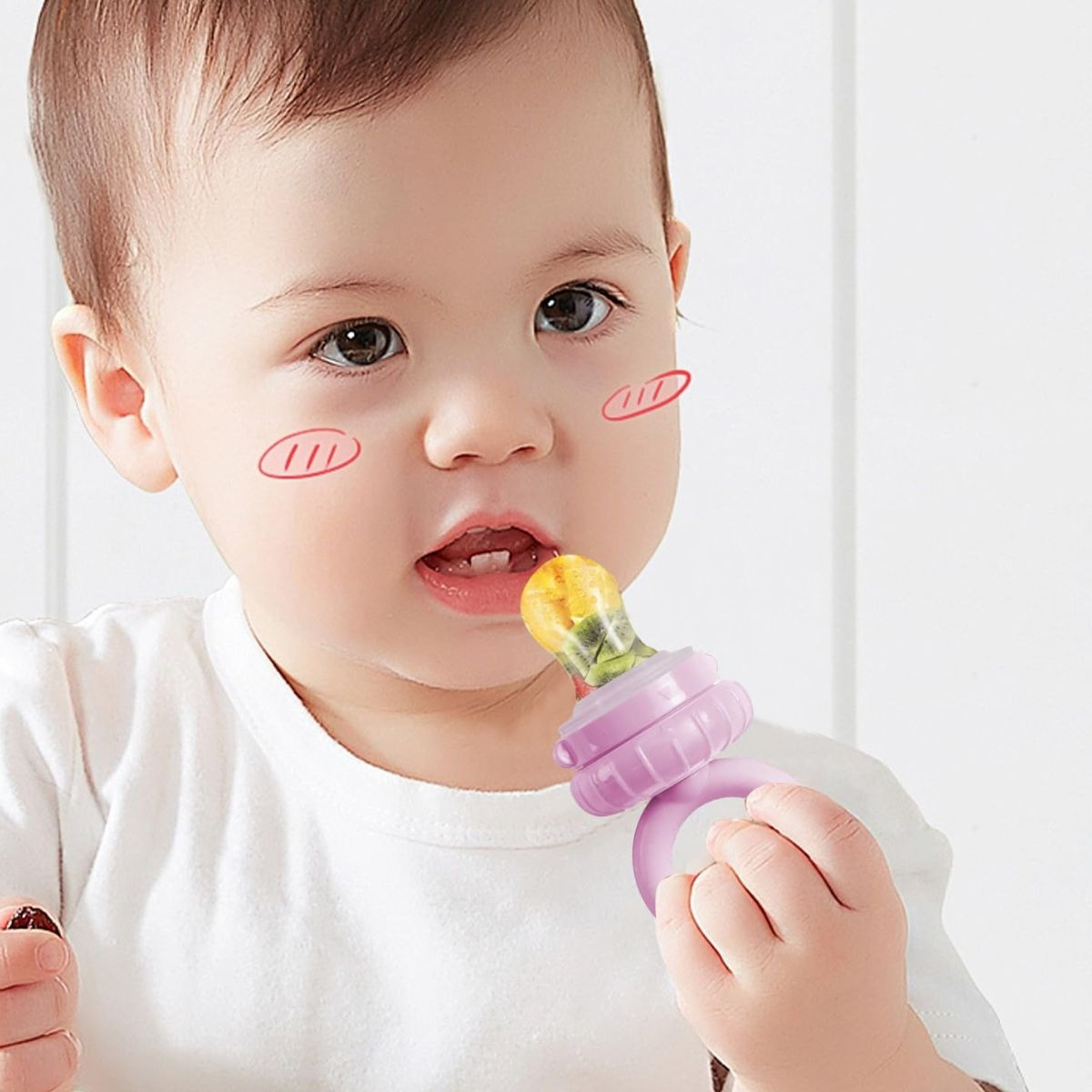 SET 8 CHUPETES ALIMENTADOR 2 EN 1 RN 0-6 M BEBE LAU - 7