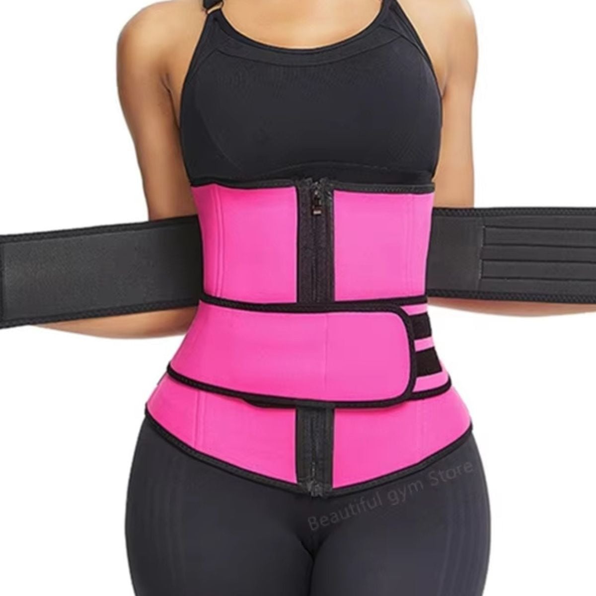SET 2 FAJAS REDUCTORA MOLDEADORA NEOPRENO SOPORTE LUMBAR LAU - 3