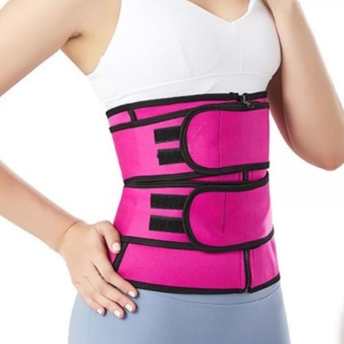 SET 2 FAJAS REDUCTORA MOLDEADORA NEOPRENO SOPORTE LUMBAR LAU - 4