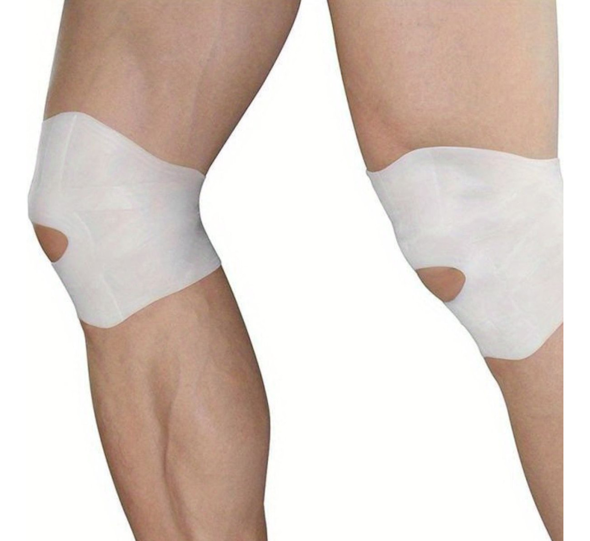 SET 4 RODILLERA DE SILICONA SOPORTE ELASTICA TERAPEUTICO LAU - 4