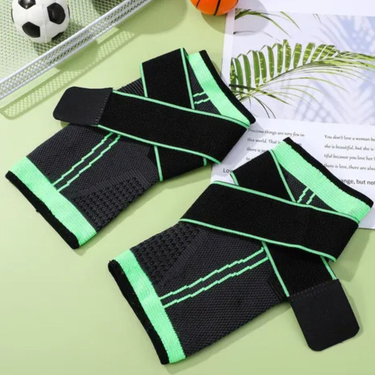 SET 2 TOBILLERAS COMPRESION AJUSTABLE ANATOMICO LAU - 9