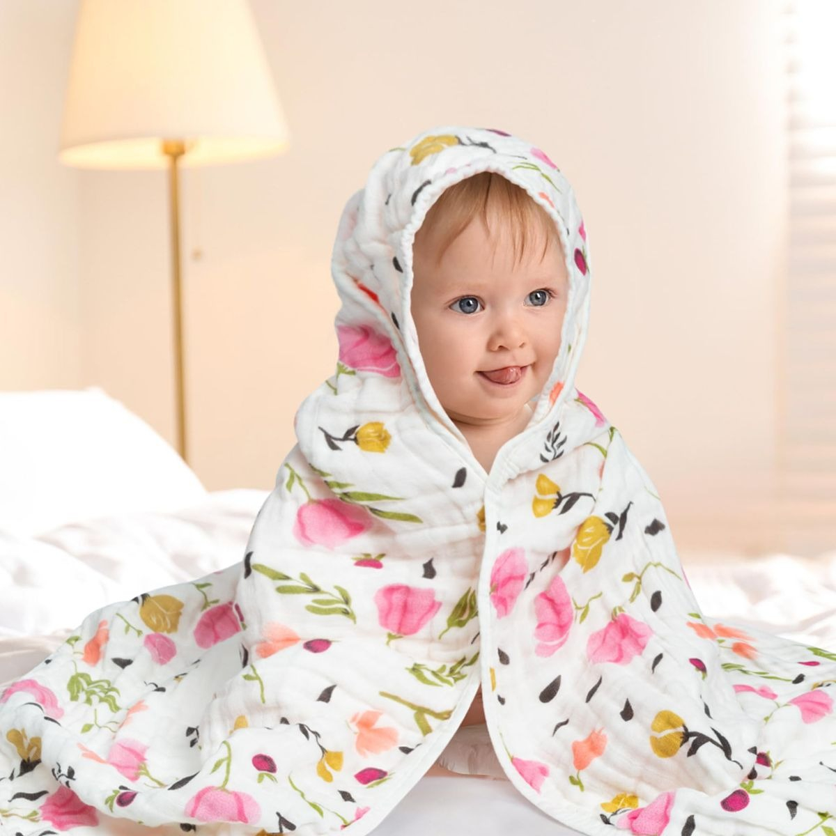 MANTA DE APEGO MUSELINA SUAVE LIGERA PARA BEBE LAU - 9