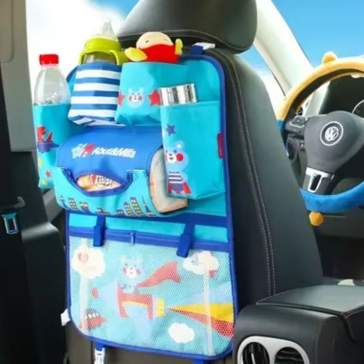 ORGANIZADOR DE ASIENTO TRASERO PARA COCHE IMPERMEABLE LAU - 3