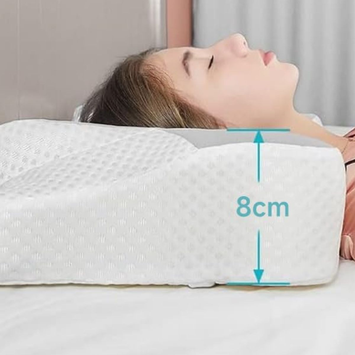 ALMOHADA ORTOPEDICA CERVICAL FORMA MARIPOSA ERGONOMICA LAU - 8
