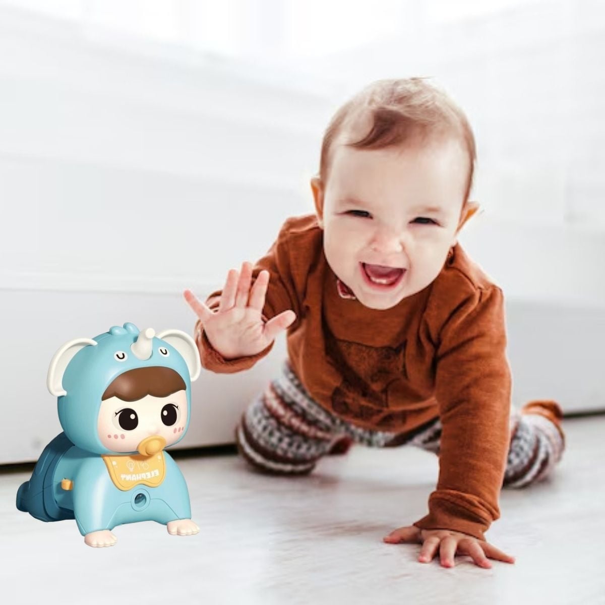 JUGUETE BEBE GATEADOR INTERACTIVO ESTIMULACION BEBE LAU - 3