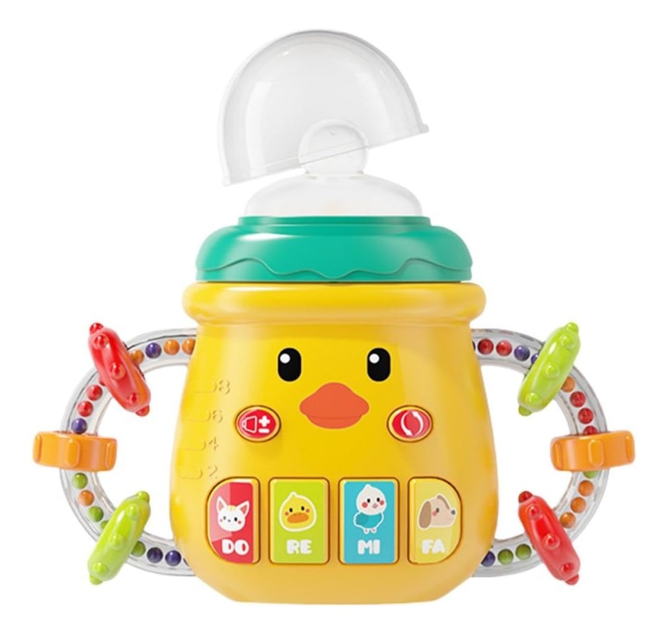 SET 2 BIBERON SONAJERO MUSICAL INTERACTIVO PARA BEBE LAU - 1