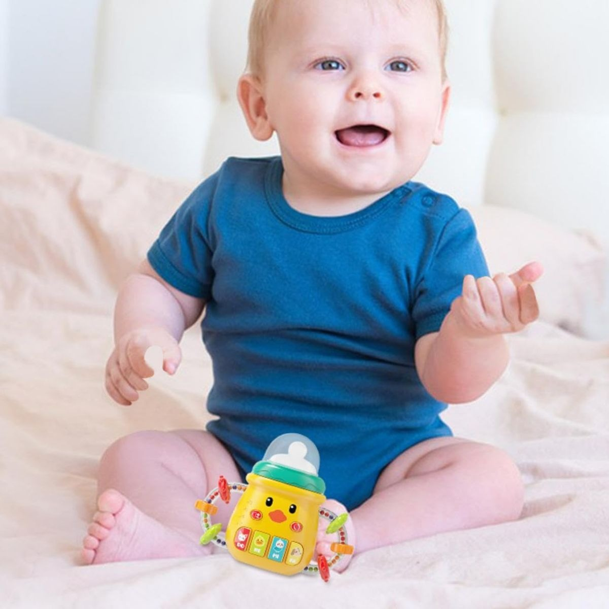 SET 2 BIBERON SONAJERO MUSICAL INTERACTIVO PARA BEBE LAU - 6