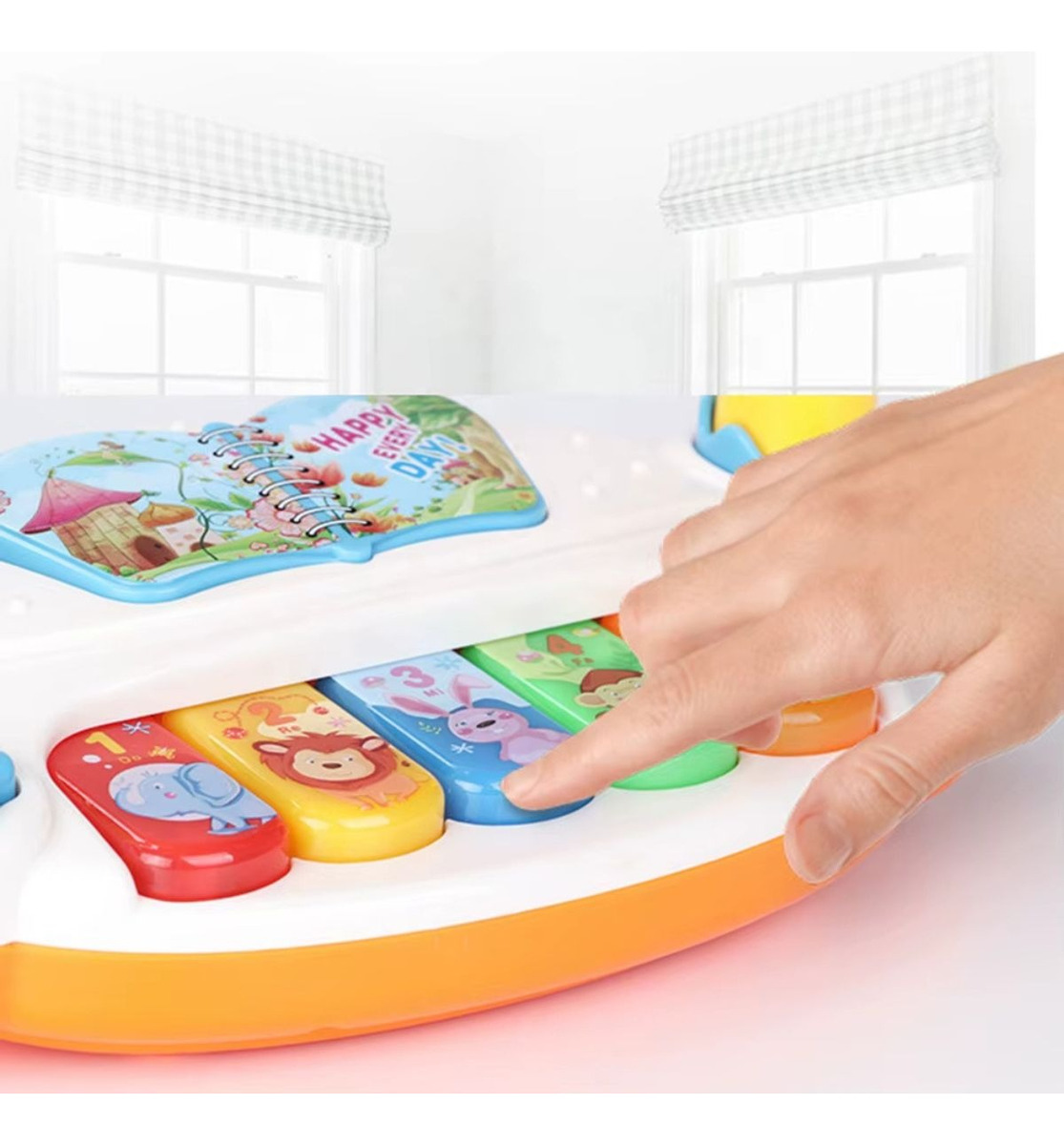 JUGUETE INTERACTIVO PIANO MUSICAL 4EN11 PARA BEBES LAU - 5