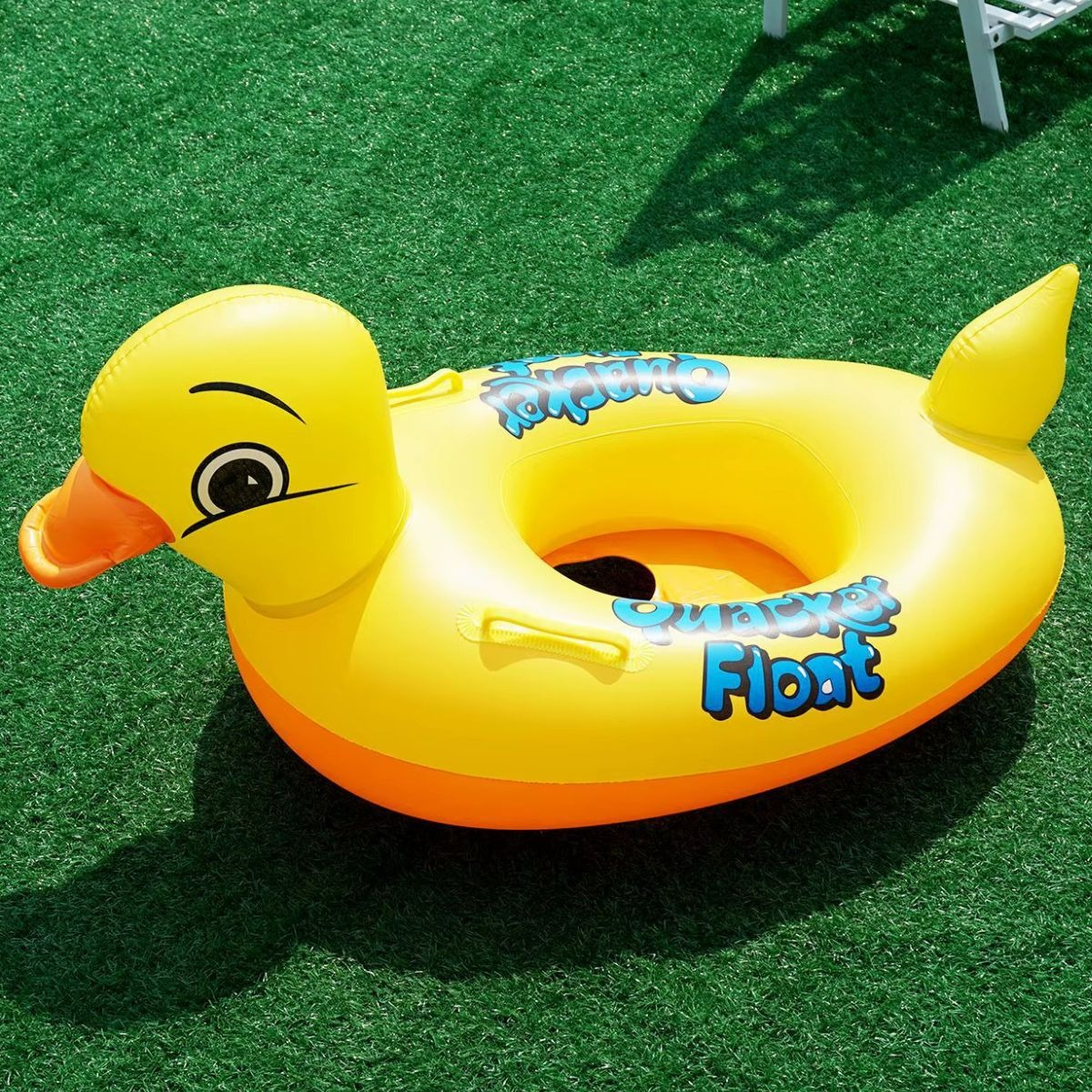SET 3 FLOTADOR INFLABLE FORMA DE PATO PARA BEBE LAU - 8