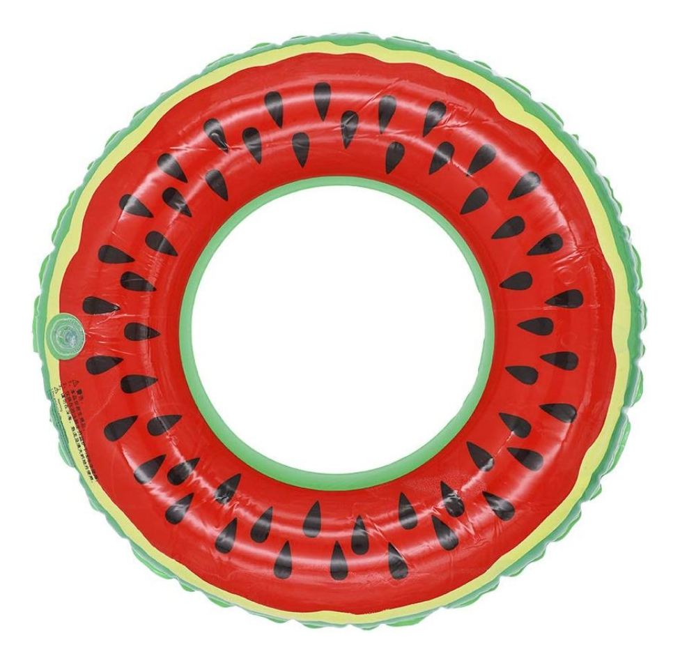SET 3 FLOTADOR INFLABLE DE PISCINA DISEÑO SANDIA VERANO LAU - 1