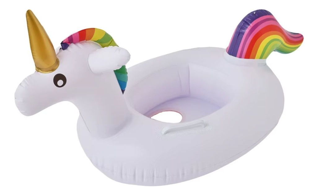 SET 3 INFLABLE FLOTADOR FORMA DE UNICORNIO PISCINA LAU - 1