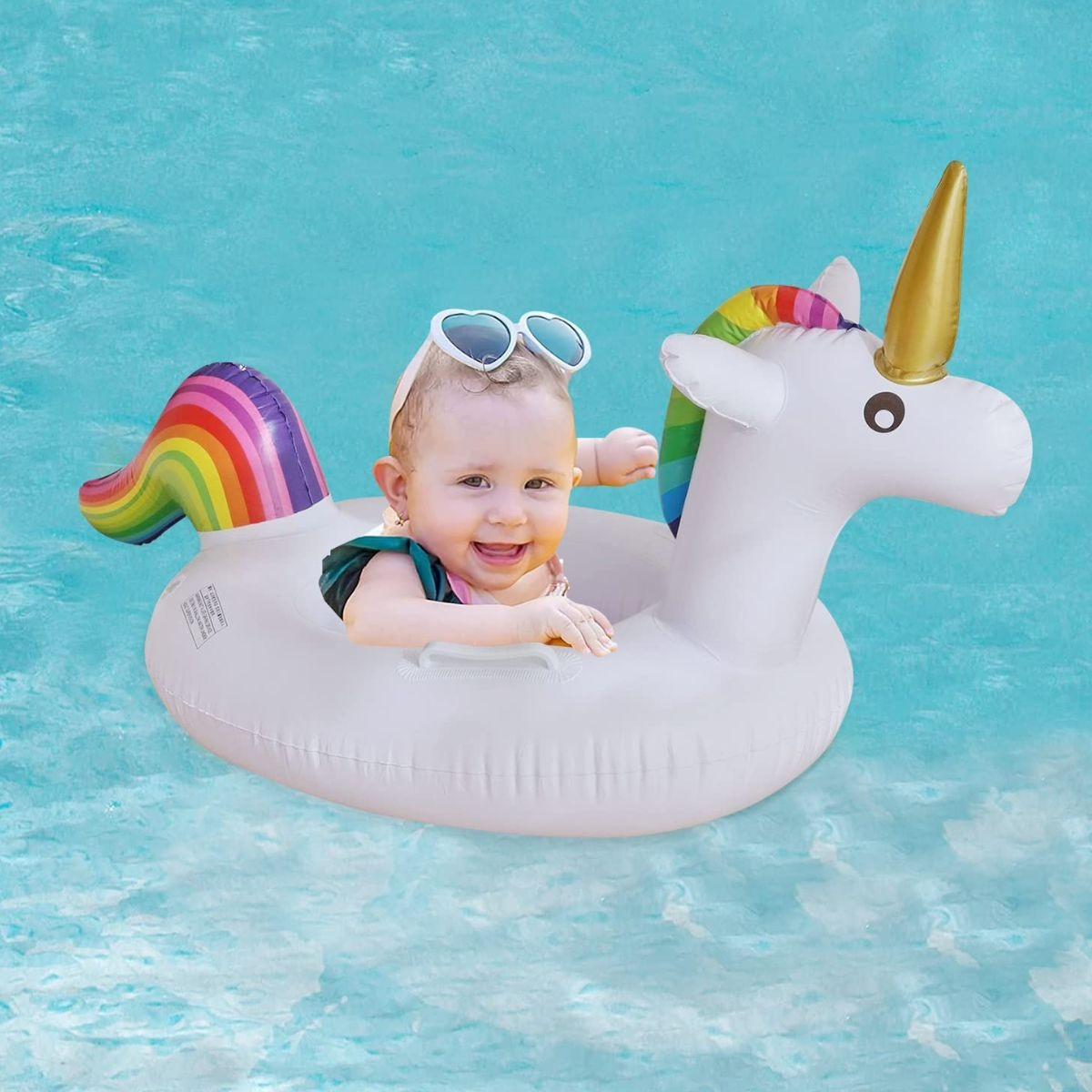 SET 3 INFLABLE FLOTADOR FORMA DE UNICORNIO PISCINA LAU - 10