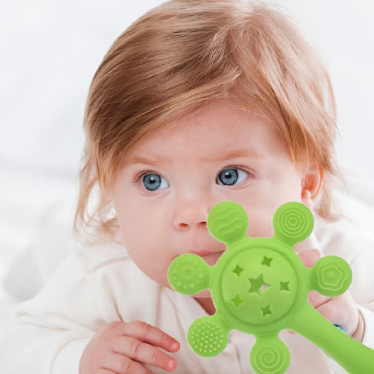 SET 3 MORDEDORES 2EN1 MULTITEXTURA SENSORIAL BEBE LAU - 7