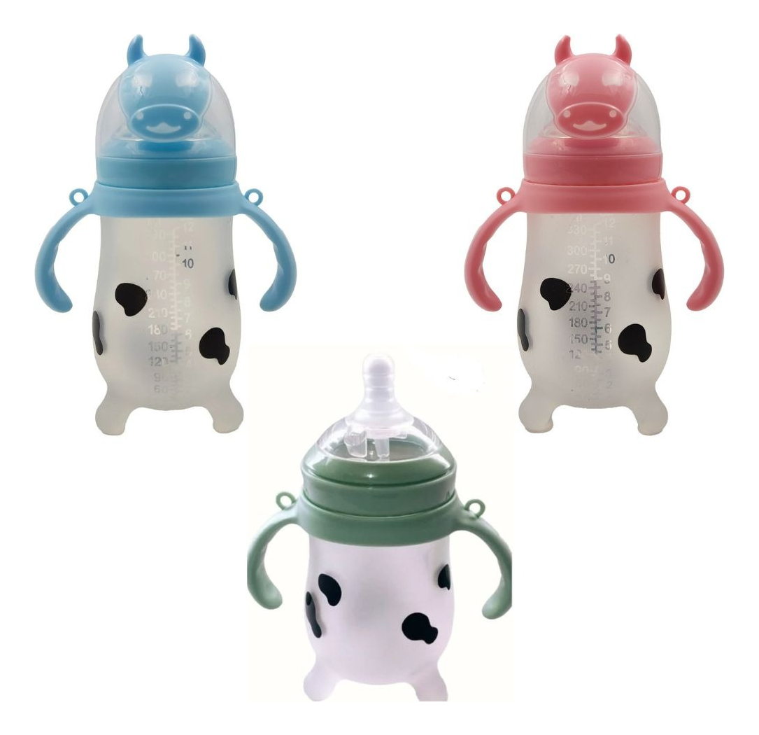 MAMADERA BIBERON ANTICOLICOS 330ML DISEÑO INFANTIL BEBE LAU - 2