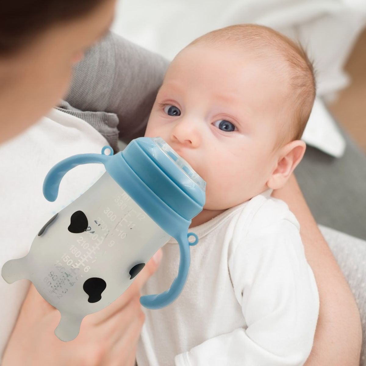MAMADERA BIBERON ANTICOLICOS 330ML DISEÑO INFANTIL BEBE LAU - 10