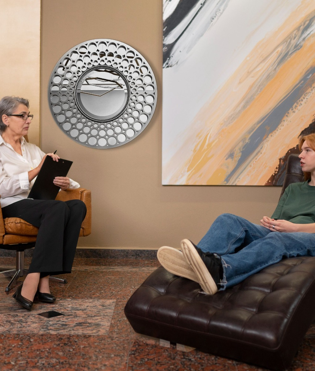 ESPEJO PARED DECORATIVO CIRCULAR MODERNO MINIMALISTA JHN - 5