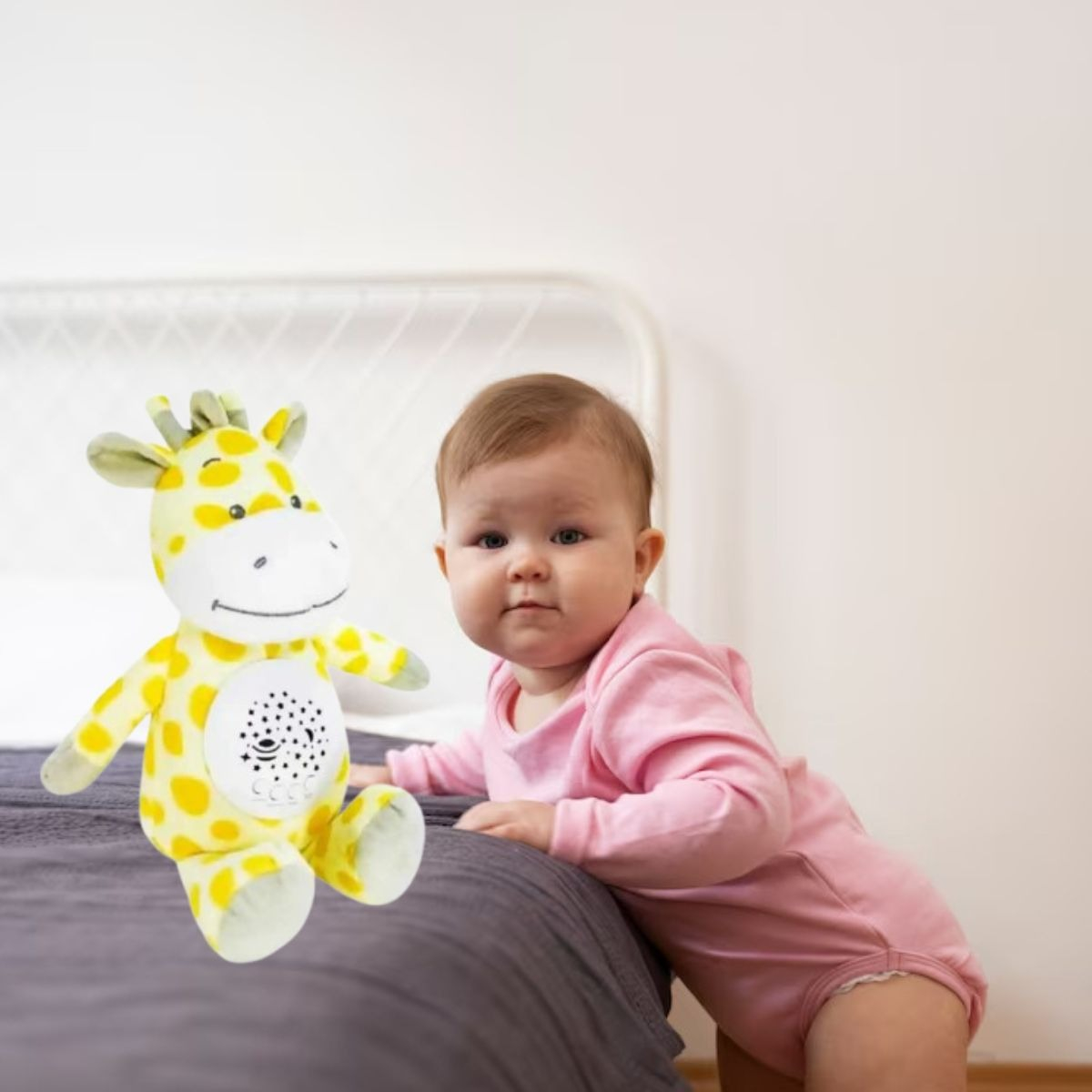 PELUCHE MUSICAL LUZ NOCTURNA INFANTIL SUAVE BEBE LAU - 3