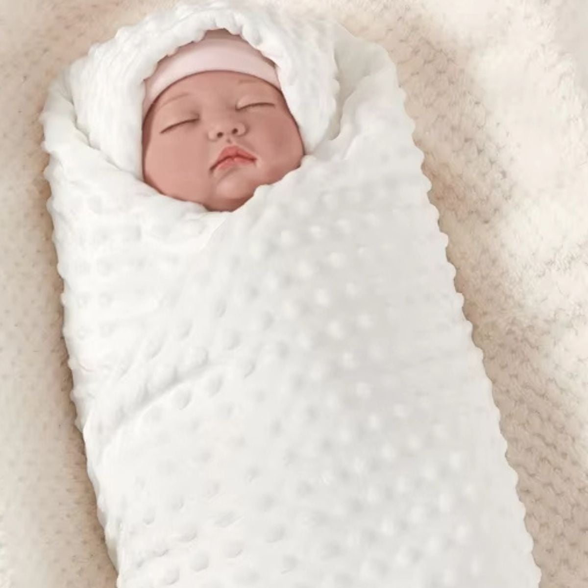 MANTA DE APEGO INFANTIL ACOGEDORA CALIDA SUAVE BEBE LAU - 3