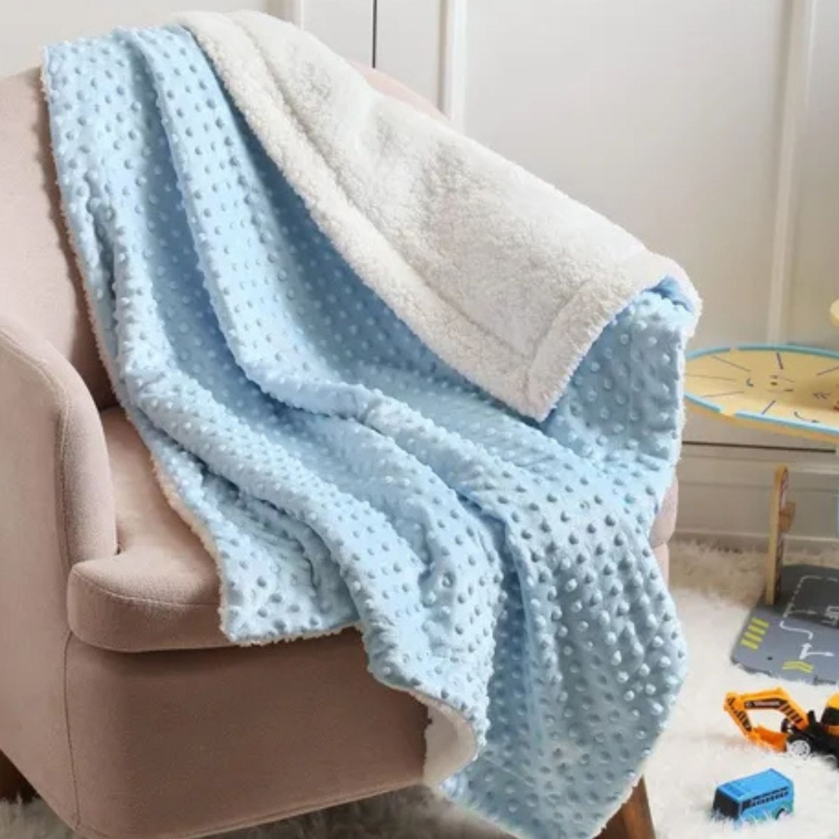 MANTA DE APEGO INFANTIL ACOGEDORA CALIDA SUAVE BEBE LAU - 10