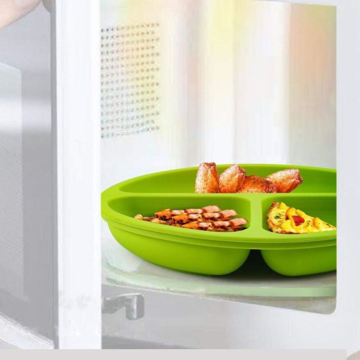 SET ALIMENTACION PLATO+CUCHARA TENEDOR SILICONA LAU - 2