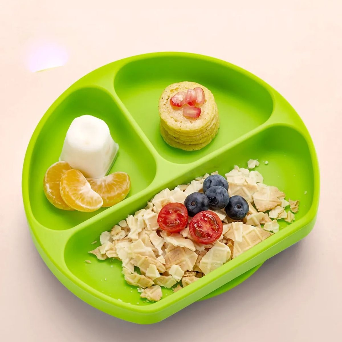 SET ALIMENTACION PLATO+CUCHARA TENEDOR SILICONA LAU - 6