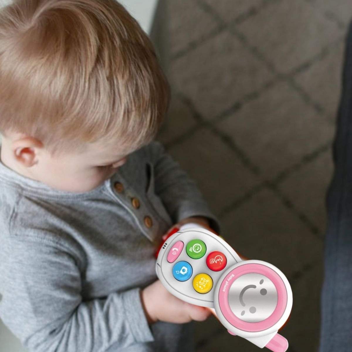 JUGUETE TELEFONO MUSICAL ESTIMULACION SENSORIAL NIÑOS LAU - 8