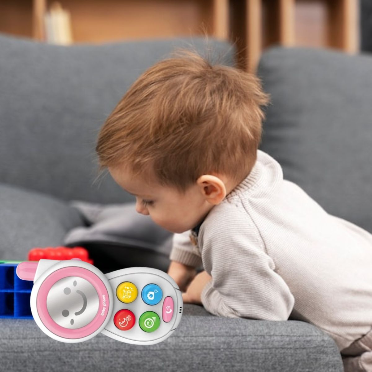 JUGUETE TELEFONO MUSICAL ESTIMULACION SENSORIAL NIÑOS LAU - 10