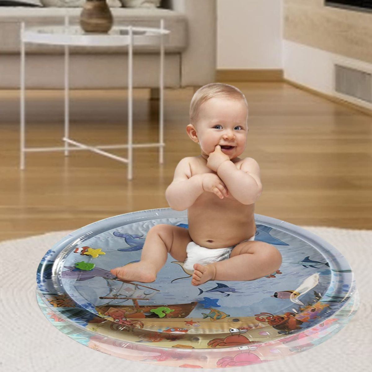 ALFOMBRA DE AGUA JUEGUETE SENSORIAL ESTIMULACION BEBE LAU - 4