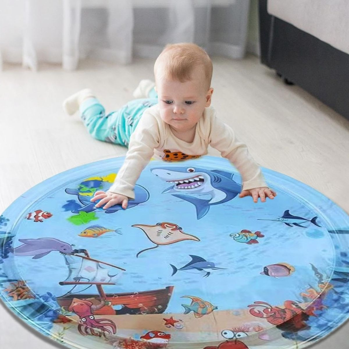 ALFOMBRA DE AGUA JUEGUETE SENSORIAL ESTIMULACION BEBE LAU - 9