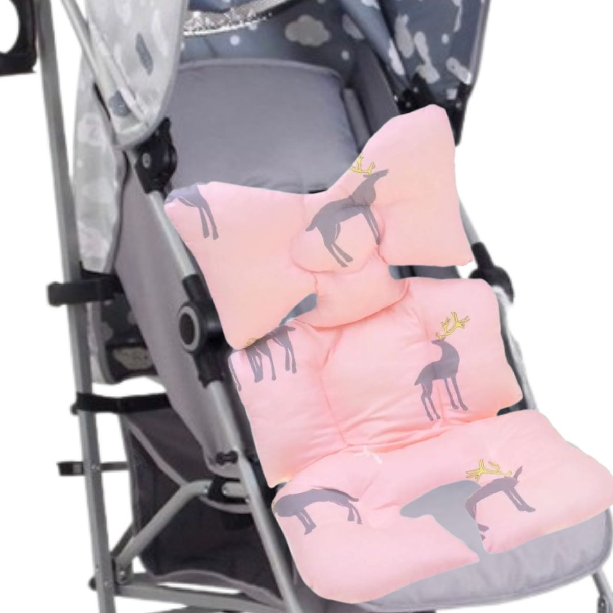 COJIN ACOLCHADO PARA CARRITO SUAVE ERGONOMICO BEBE LAU - 4