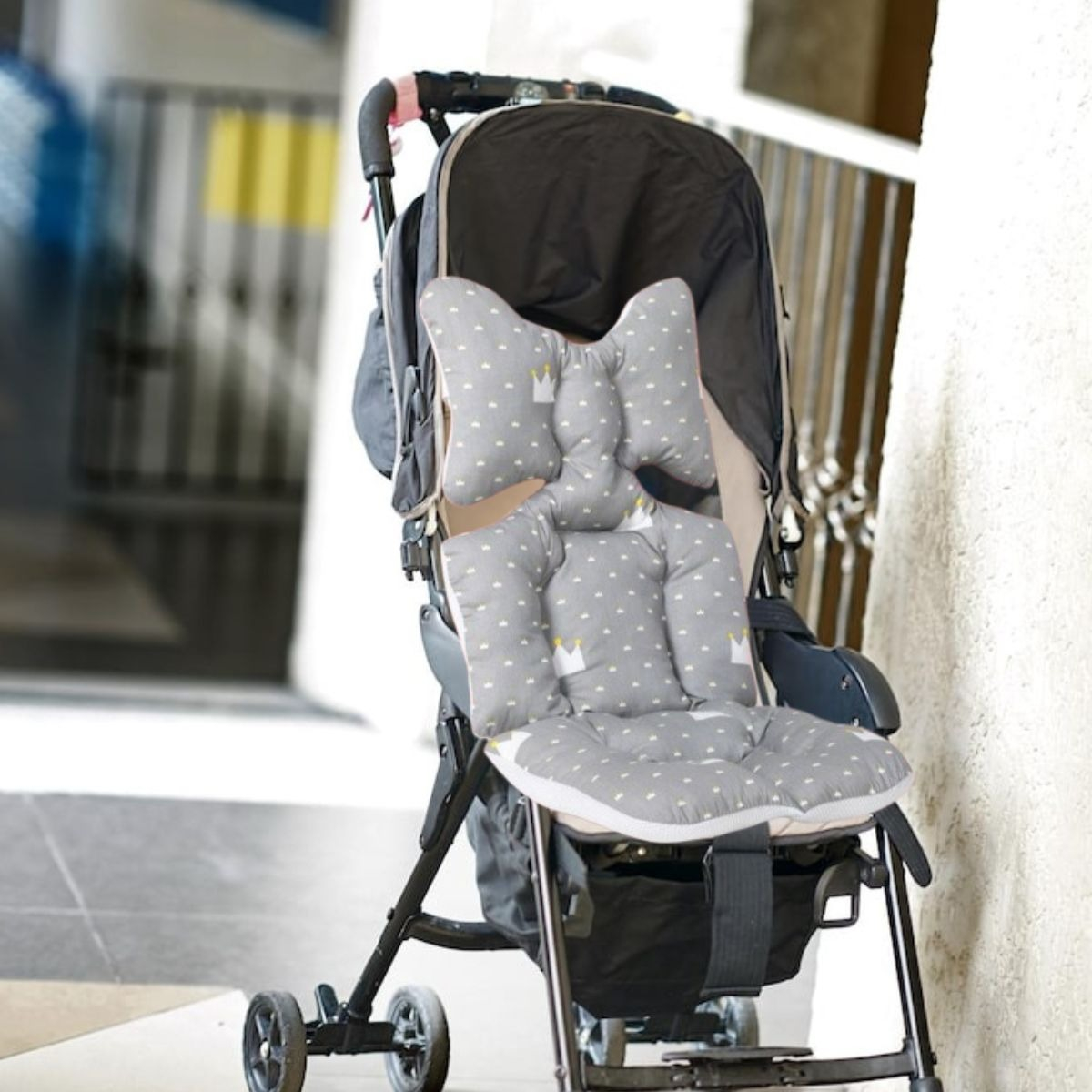 COJIN ACOLCHADO PARA CARRITO SUAVE ERGONOMICO BEBE LAU - 8