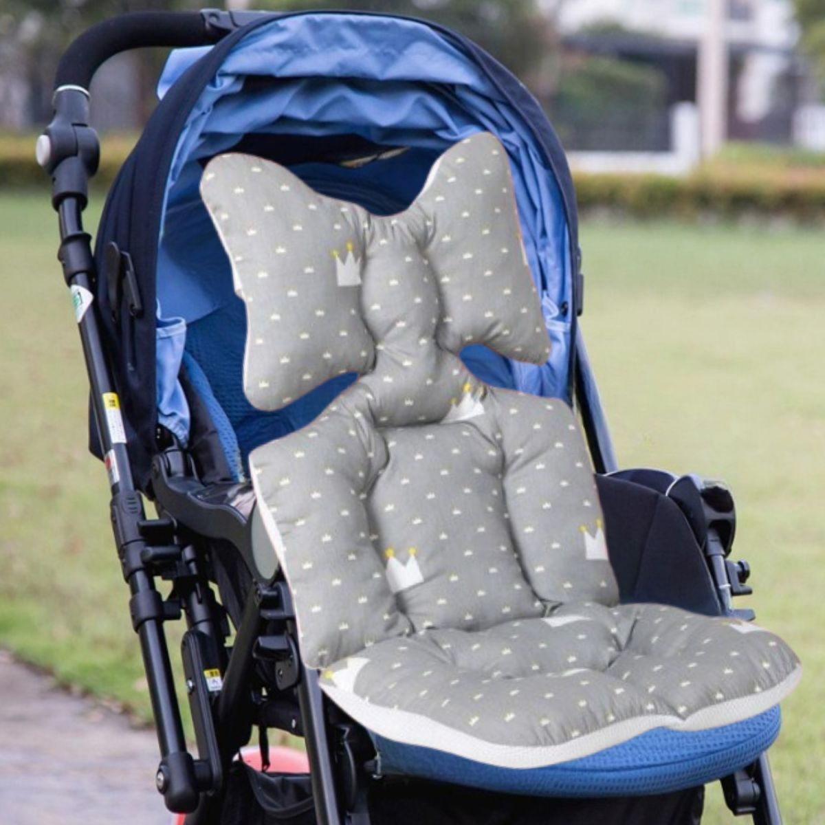 COJIN ACOLCHADO PARA CARRITO SUAVE ERGONOMICO BEBE LAU - 9
